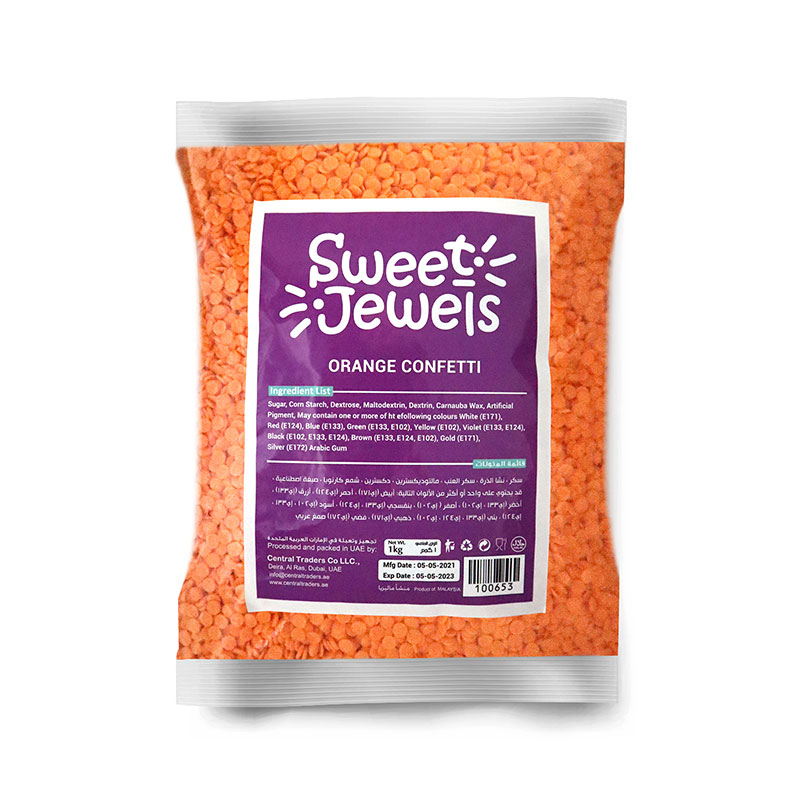 Pearly Sugar Crystals (Gold) - 1Kg